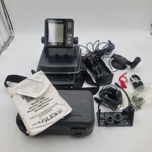 Eagle Strata 128 Portable Fishfinder Sonar‎ Unit with Transducer Case and Manual